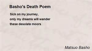Basho's death poem